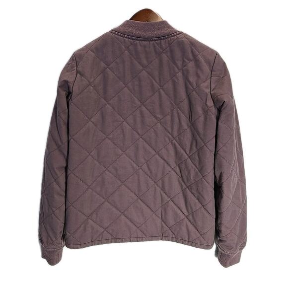 Fox Racing Womens Cosmic Quilted Insulated Bomber Jacket Sz S mauve/dusty purple - Picture 2 of 11